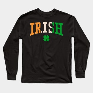 Irish Flag Inspired Long Sleeve T-Shirt